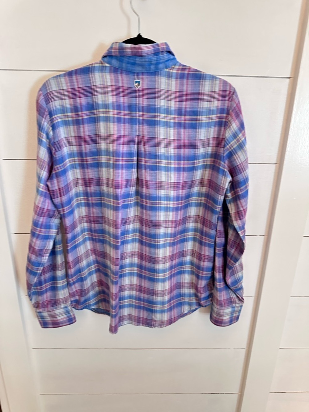 KUHL M Double cloth button convertible arm modal-poly blend long sleeve top - Picture 2 of 13